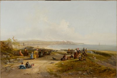 Cullercoats from Tynemouth by John Wilson Carmichael